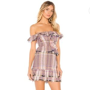 Tularosa - Mari dress in plaid multi